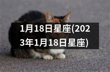 <h3>1月18日星座(2025年1月18日星座)