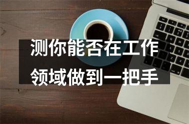 <h3>测你能否在工作领域做到一把手