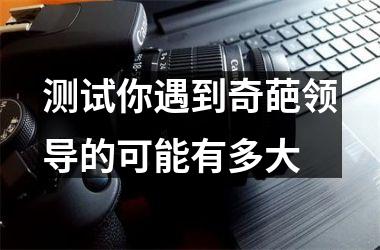 <h3>测试你遇到奇葩领导的可能有多大
