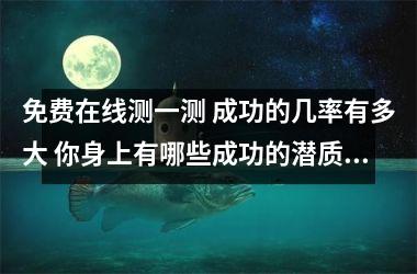<h3>免费在线测一测 成功的几率有多大 你身上有哪些成功的潜质