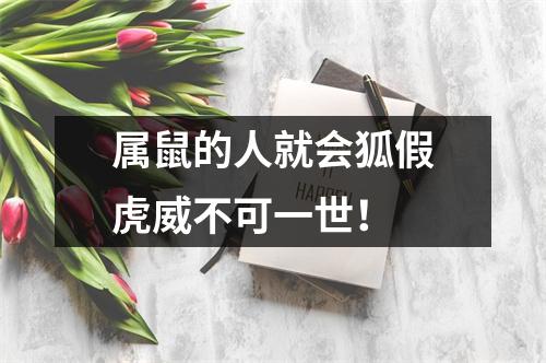 <h3>属鼠的人就会狐假虎威不可一世！