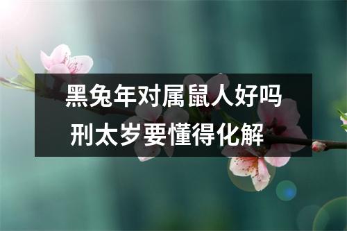 黑兔年对属鼠人好吗刑太岁要懂得化解