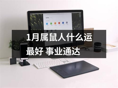 <h3>1月属鼠人什么运好事业通达