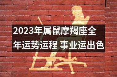 2025年属鼠摩羯座全年运势运程 事业运出色