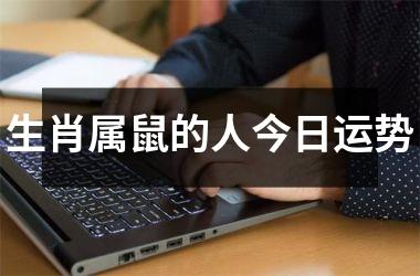 生肖属鼠的人今日运势