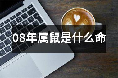 <h3>08年属鼠是什么命