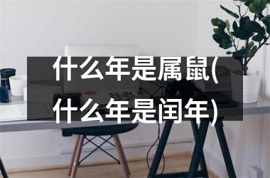 什么年是属鼠(什么年是闰年)