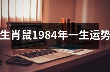 <h3>生肖鼠1984年一生运势