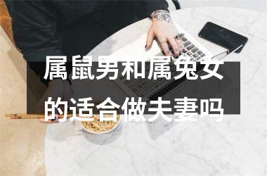 <h3>属鼠男和属兔女的适合做夫妻吗