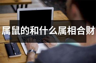 <h3>属鼠的和什么属相合财