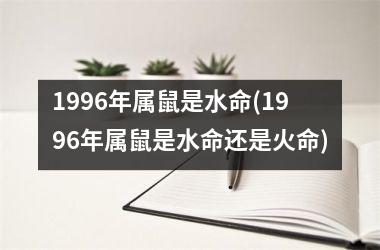 1996年属鼠是水命(1996年属鼠是水命还是火命)