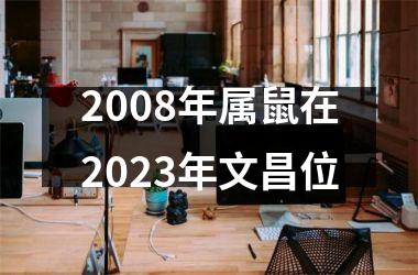 2008年属鼠在2023年文昌位