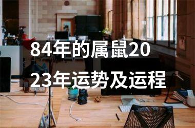 84年的属鼠2023年运势及运程