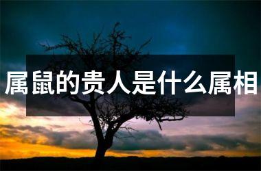 <h3>属鼠的贵人是什么属相