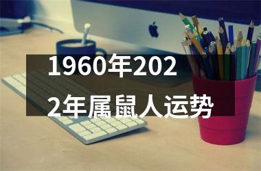 1960年2022年属鼠人运势