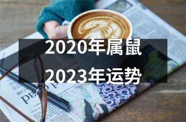 2020年属鼠2023年运势