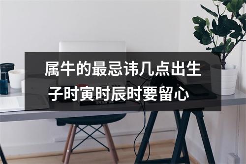 <h3>属牛的忌讳几点出生子时寅时辰时要留心