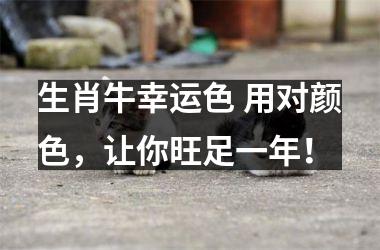 <h3>生肖牛幸运色 用对颜色，让你旺足一年！