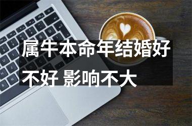 <h3>属牛本命年结婚好不好 影响不大