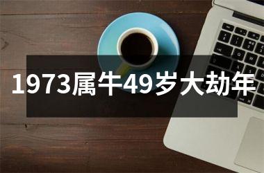 <h3>1973属牛49岁大劫年