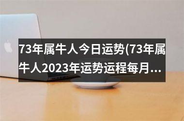 <h3>73年属牛人今日运势(73年属牛人2025年运势运程每月运程详解)