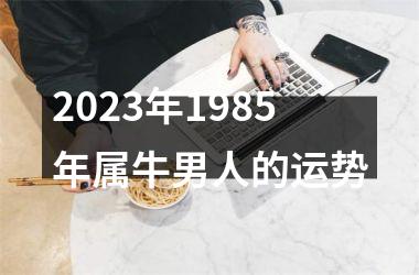 <h3>2025年1985年属牛男人的运势