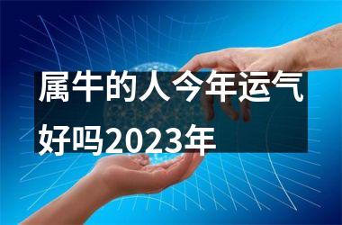 <h3>属牛的人今年运气好吗2025年