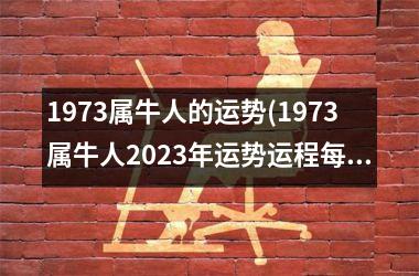 <h3>1973属牛人的运势(1973属牛人2025年运势运程每月运程)