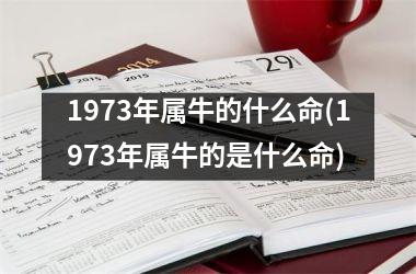 1973年属牛的什么命(1973年属牛的是什么命)