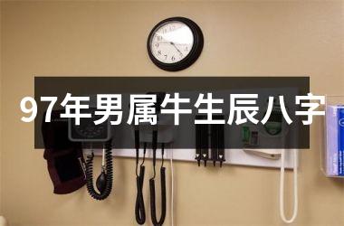 <h3>97年男属牛生辰八字