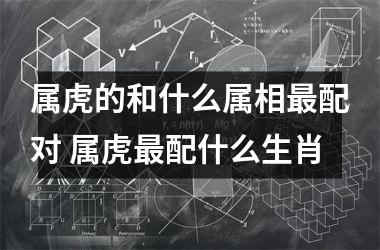 <h3>属虎的和什么属相配对 属虎配什么生肖