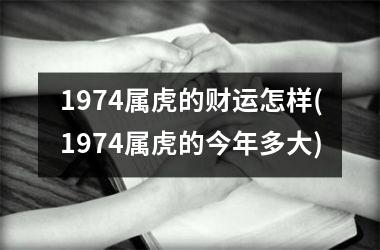 <h3>1974属虎的财运怎样(1974属虎的今年多大)
