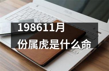 198611月份属虎是什么命