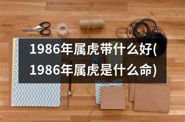 1986年属虎带什么好(1986年属虎是什么命)