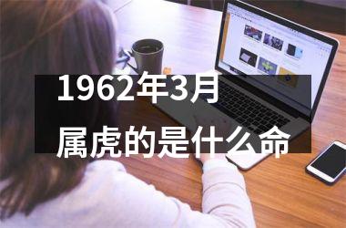 1962年3月属虎的是什么命