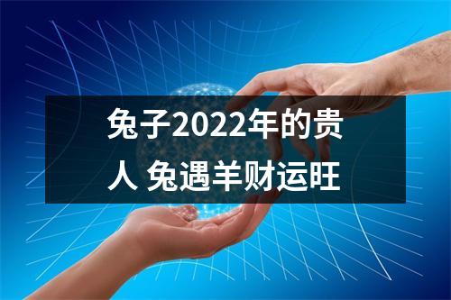 兔子2025年的贵人兔遇羊财运旺
