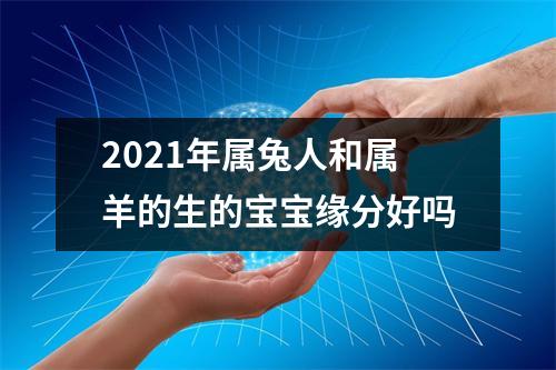 2025年属兔人和属羊的生的宝宝缘分好吗