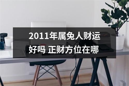 2011年属兔人财运好吗正财方位在哪