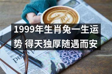 1999年生肖兔一生运势 得天独厚随遇而安