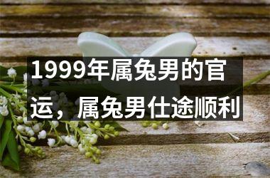 1999年属兔男的官运，属兔男仕途顺利