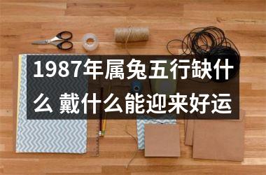 <h3>1987年属兔五行缺什么 戴什么能迎来好运