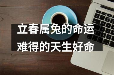 立春属兔的命运 难得的天生好命