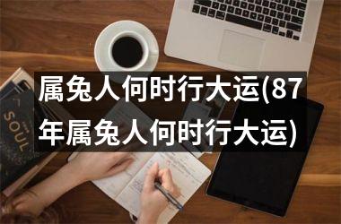 属兔人何时行大运(87年属兔人何时行大运)