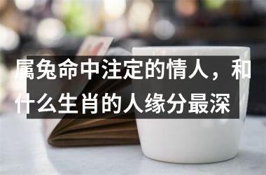 属兔命中注定的情人，和什么生肖的人缘分深