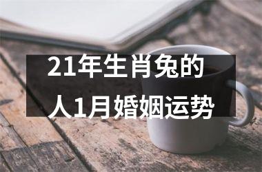 21年生肖兔的人1月婚姻运势