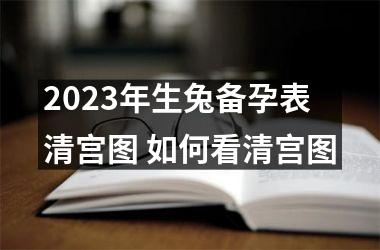 2025年生兔备孕表清宫图 如何看清宫图