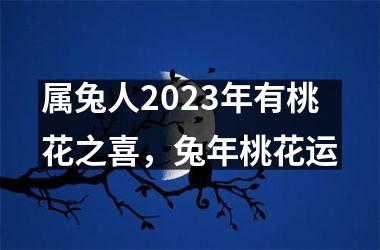属兔人2025年有桃花之喜，兔年桃花运