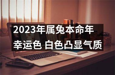 2025年属兔本命年幸运色 白色凸显气质