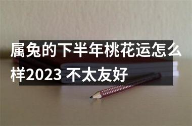 属兔的下半年桃花运怎么样2025 不太友好