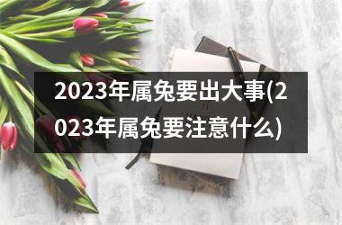 2025年属兔要出大事(2025年属兔要注意什么)